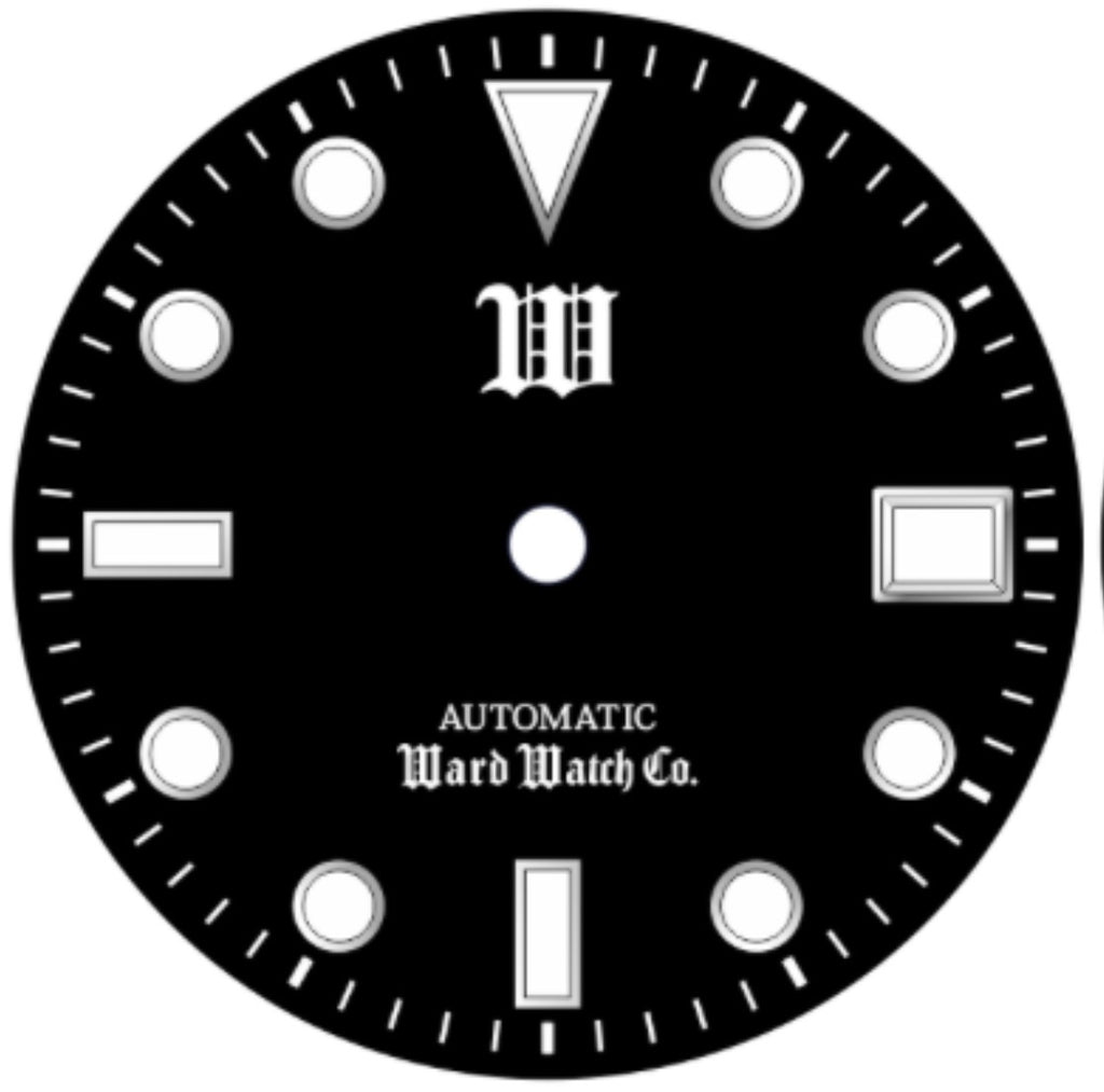 Ward Dive Watch Black - Automatic