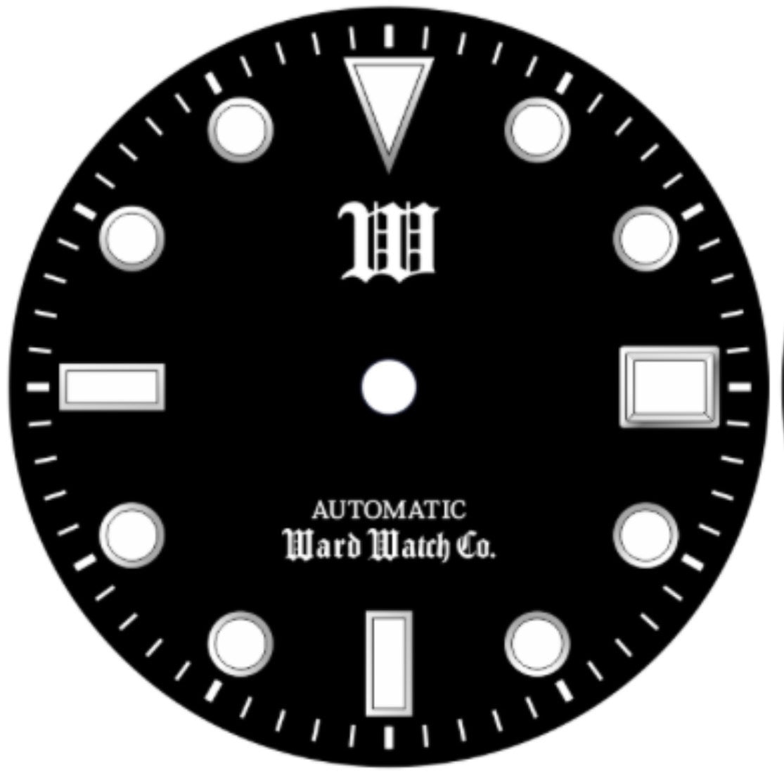 Ward Dive Watch Black - Automatic