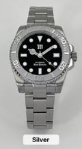 Ward Yacht Dive Watch Silver - Automatic